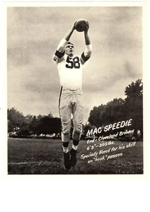 1949 MAC SPEEDIE CLEVELAND BROWNS TEAM 8x10 PHOTO FOOTBALL OHIO - Picture 1 of 1
