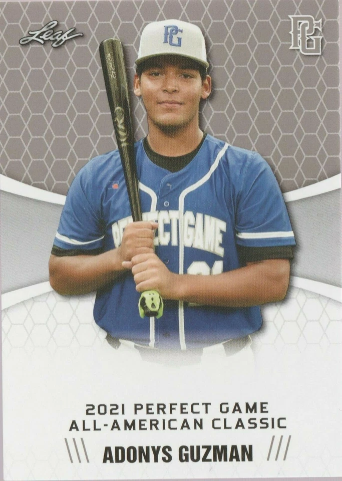 ADONYS GUZMAN 2021 LEAF PERFECT GAME "LIMITED EDITION" ROOKIE CARD #1! MINT! - Image 1 of 1