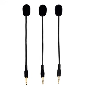 Portable 3.5mm Wired Stereo Studio Gaming Headset Mini Voice Mono Microphone - Photo 1/11