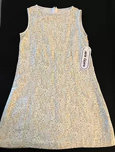 Maria Casero Ditsy A-Linien-Kleid mit Blumenmuster - blau/weiß - neu mit Etikett Mädchen 12 - Bild 1 von 5