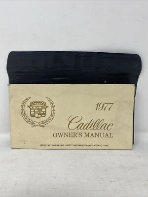 1977 CADILLAC ELDORADO FLEETWOOD ORIGINAL OWNERS MANUAL - Изображение 1 из 4