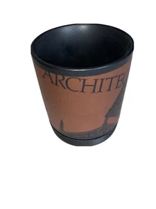 Andrea Palladio 8oz Coffee Mug, Black & Gold, 16th Century Italian Architect - Picture 1 of 7