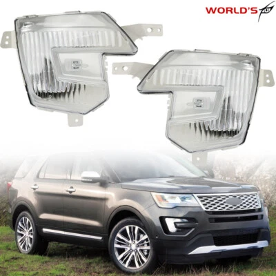Luz antiniebla lado izquierdo+derecho para Ford Explorer 2016-2018 lámpara de conducción halógena delantera Foto 1 de 4
