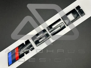 BMW M850i G14 G15 G16 Abzeichen Kofferraum hinten glänzend schwarz OEM Spezifikation UK Verkäufer - Bild 1 von 1