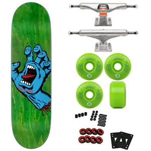 Santa Cruz Skateboard Green 8.8" with Independent Mids Trucks, Triclops Wheels - Picture 1 of 5