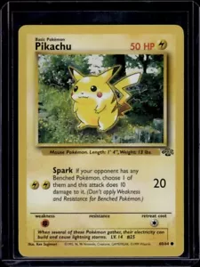 Juego de cartas coleccionables Pokémon Pikachu Jungle 60/64 regular ilimitado común - Imagen 1 de 2