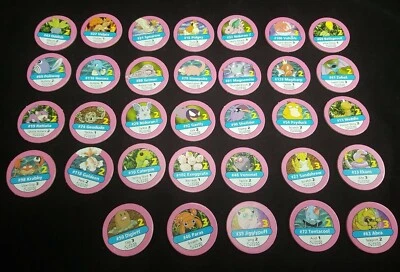 Pokemon Master Trainer Playing Chip Token Pog 1998 1999 Peças de Reposição - Imagem 1 de 4