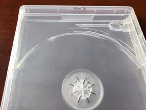Neu 2 Stück KLAR 12,5 mm Viva Elite Blu-Ray Hülle Doppel 2 Discs Aufbewahrung Halter - Bild 1 von 7