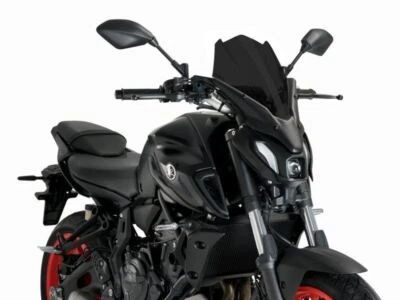 Pantalla Touring Puig Dark Smoke Nueva Generación Yamaha MT-07 Pure 2023-2024 Foto 1 de 4