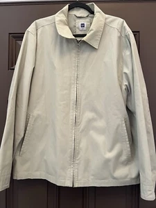 Vintage Gap Men’s Full Zip Tan Work Dad Jacket XL - Picture 1 of 10