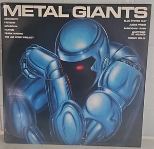 METAL GIANTS~Promo- Near Mint - Various Artists Heavy Metal LP~COLUMBIA FC-44491 - Picture 1 of 7