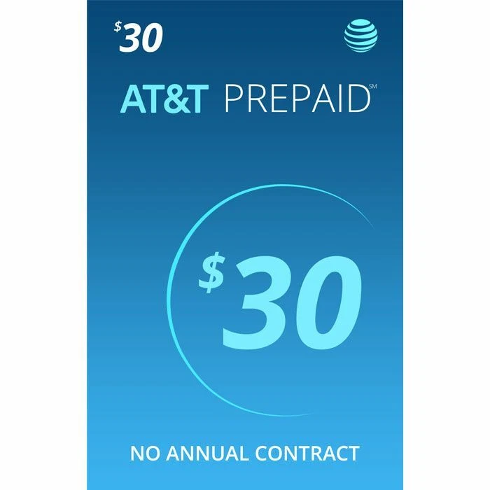 AT&T SIM Card with $30 Monthly Calling Plan 1 Month Service Included - Image 1 of 1