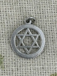 DE COLECCIÓN Plata Estrella de David Dije Colgante Judaísmo Hebreo - Imagen 1 de 7