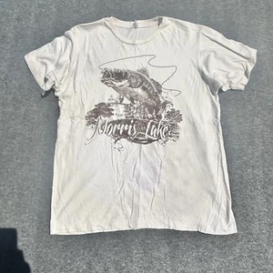 Vintage Amboss Herren Gr. L Norris Lake Tennessee Barsch Fisch T-Shirt Appalachen - Bild 1 von 8