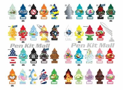 Wholesale Lot! Mix Of 350  Units of Little Trees Hanging Car Home Air Freshener - Image 1 of 4