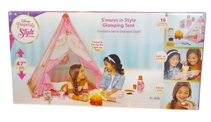 Disney Princess Style Glampingzelt 17 Teile Spielzelt Leuchtlaterne S'mores - Bild 1 von 9