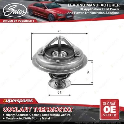 Gates Thermostat Kit for Toyota Landcruiser BJ71 BJ74 HJ45 HJ47 HJ60 HJ61 HJ75 - image 1 of 2