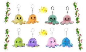 XXL-SET Schlüsselanhänger Oktopus Plüsch Wendeplüsch Octopus Tintenfisch - 4 St. - Bild 1 von 5