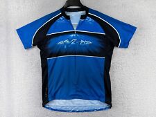 Primal Wear Cycling Jersey Adult 2XL XXL Blue Art By Royce B Mcclure Sharks Poly