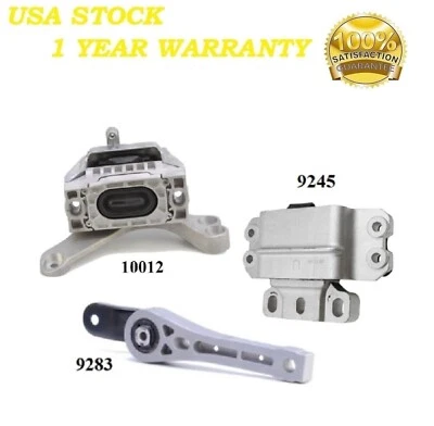 Montaje de motor y transmisión 3 piezas para Volkswagen Beetle 2012-2019; Jetta 2015-2018 2,5 L Foto 1 de 4