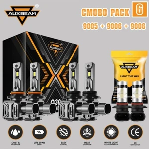 AUXBEAM Q30 9005 9006 9006 LED Headlight 110W 24000LM for Lexus RX300 1999-2003 - Picture 1 of 12