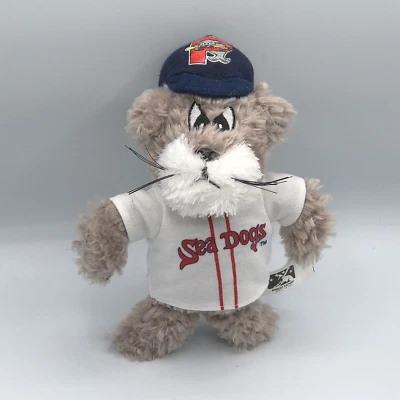 "Felpa de peluche Portland Sea Dogs Slugger Seal Mascota 8"" Boston Red Sox" Foto 1 de 4