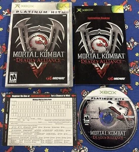 Mortal Kombat Deadly Alliance Platinum Hits Xbox Spiel KOMPLETT Edelstein neuwertig Disc - Bild 1 von 4