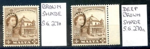 Malta 1956 Defs 2d marrón y marrón profundo tonos finos como nuevo n.h. (2024/06/26#05) - Imagen 1 de 2