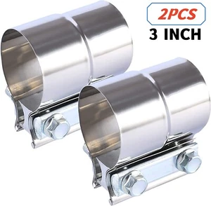 3 Inch Lap Joint Exhaust Band Clamp Exhaust Repair Preformed For Exhaust Pipe - Bild 1 von 11