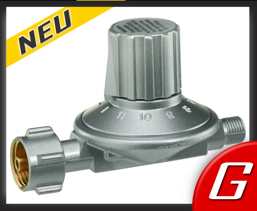 KEINE ANGABE GOK 25-50 mbar verstellbarer Gasregler Gas-Druckminderer Niederdruckregler (30)