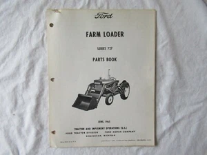 1965 Ford series 727 loaders parts book catalog manual 12 pages - Picture 1 of 8