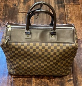 echt Louis Vuitton Greenwich Reisetasche PM braun Canvas Unisex - Bild 1 von 13