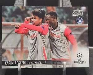 2020-21 Topps Stadium Club Chrome UEFA UCL Karim Adeyemi #20 Rookie RC - Picture 1 of 2
