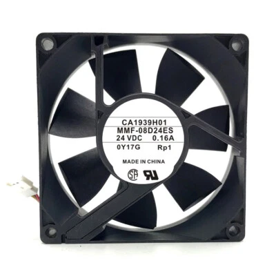 CA1639H01 MMF-08D24ES-RP1 DC24V 0.16A 80*80*25m Inverter Cooling fan 3-Pin - Image 1 of 2