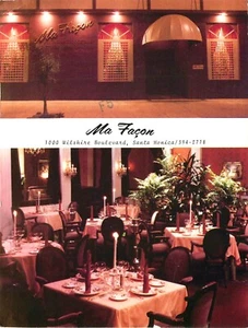 MA FACON RESTAURANT, SANTA MONICA, CALIFORNIA, VINTAGE  POSTCARD - Picture 1 of 2