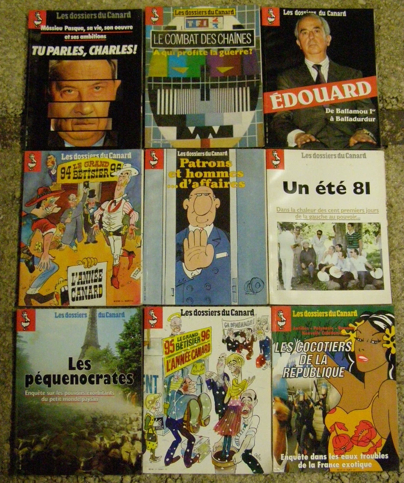 les dossiers du canard enchainé N° 51 52 53 54 55 56 57 58 59 journal revue - Photo 1/1