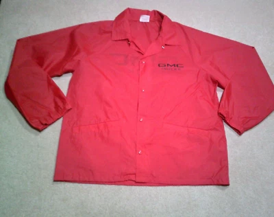 Vintage GMC Trucks Jacket Mens Large Red Cardinal - Image 1 of 4