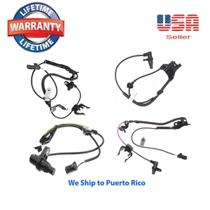 4 ABS Wheel Speed Sensor Front Rear Right & Left Fit Toyota Highlander 4WD 08-09 - Picture 1 of 9