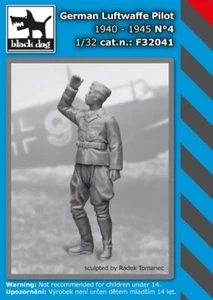 Blackdog Models 1/32 GERMAN WWII LUFTWAFFE PILOT 1940-1945 #4 - Picture 1 of 3
