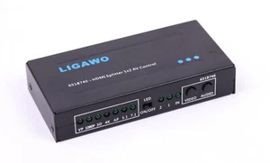 Ligawo 6518746 HDMI Splitter 1x2 - 4K*2K 3D Audio/EDID Steuerung, Gebraucht, OVP - Bild 1 von 4
