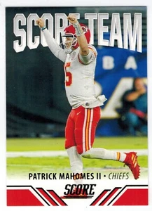 PATRICK MAHOMES II 2021 Score SCORE TEAM Insert #ST1 - Picture 1 of 2