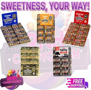 Full Tray Walker's Nonsuch Original/Treacle/Liquorice/Nut Toffee Bars 10 x 100g - Picture 1 of 6