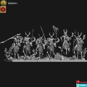 Wood elves wild huntsmen Wargames - 9th age - dnd - tabletop gaming - old world - Imagen 1 de 14
