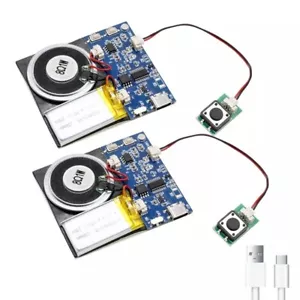 16-Minute USB Sound Recording Modules (2) | Rechargeable | Easy Install - Picture 1 of 7