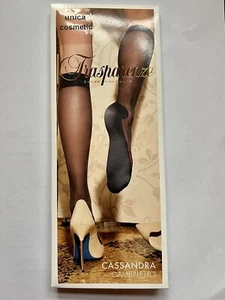 Trasparenze Cassandra Reinforced Cotton Sole Knee High Socks BNIB RRP £10 - Picture 1 of 8