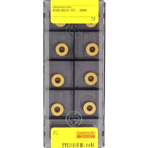 10 insertos de carburo recubiertos de fresado CNC grado 2040 Sandvik R300-0828E-mm - - Imagen 1 de 10