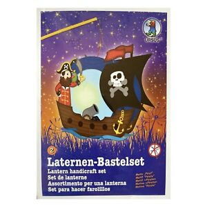 Martin Laterne Bastel Set Piratenschiff ohne Schere basteln Pirat Zuglaterne 