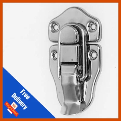 Penn Elcom Large Catch Drawbolt Flight Case Latch Nickel - Image 1 of 2