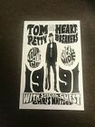 Tom Petty & The Heartbreakers 1991 Great Wide Open Tour Promo Concert Poster