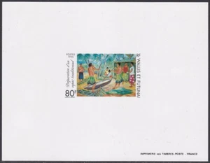 Wallis & Futuna Sc464 Preparing Traditional Meal, Food, Deluxe Proof - Picture 1 of 1